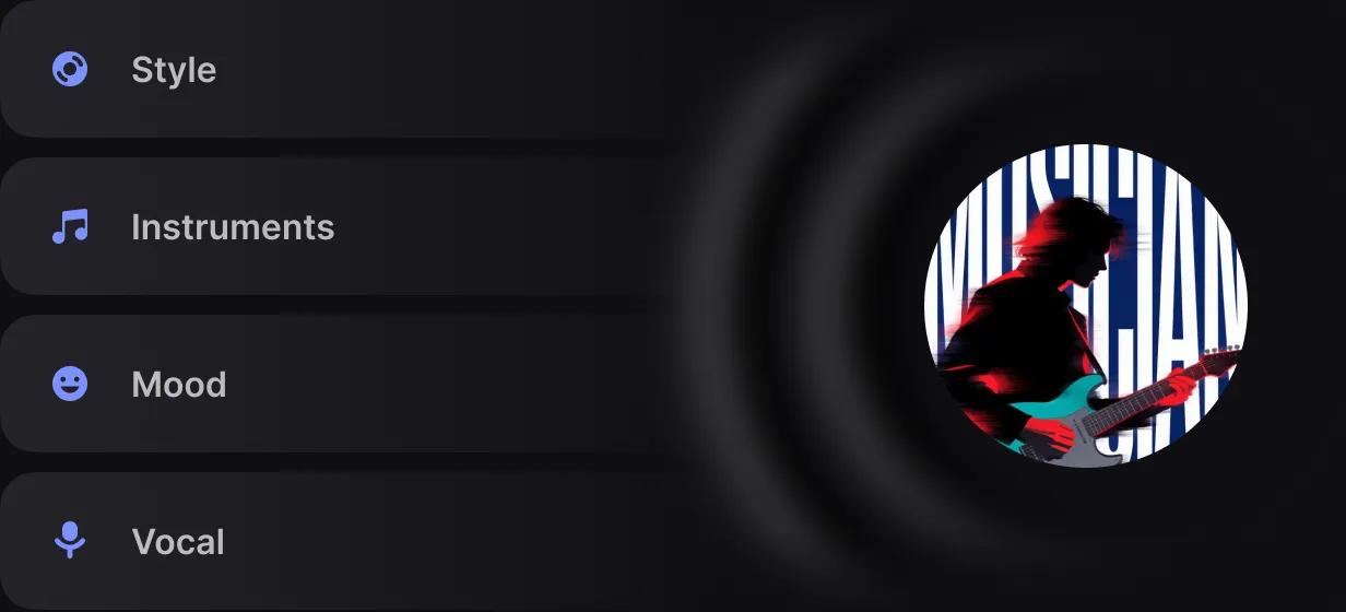 Generar música a partir de texto, letras, voz y más